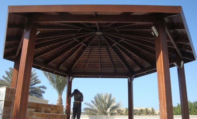 Custom Made Tropical Gazebos in Dubai