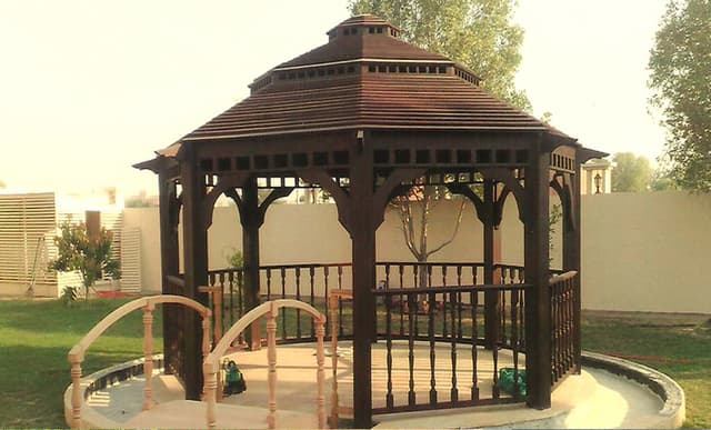 Custom Made Tropical Gazebos in Dubai