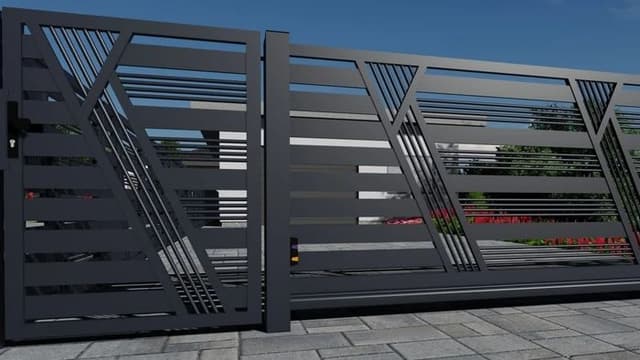 Custom Galvanized Steel Gates in UAE