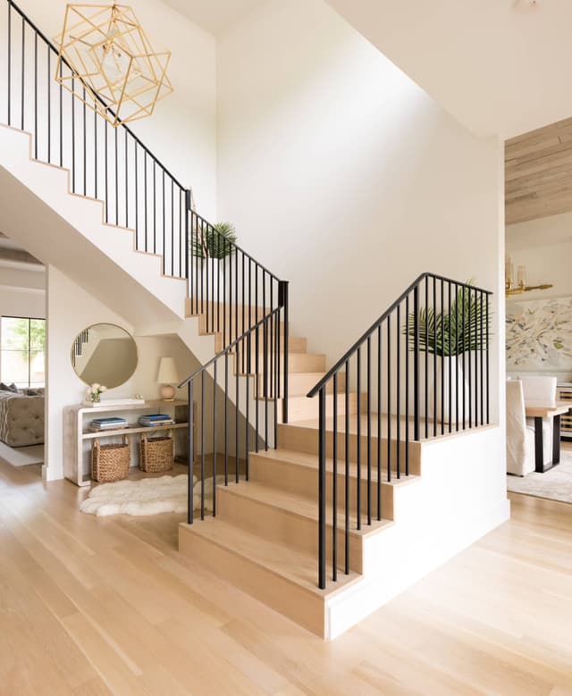 L-Shaped Staircase - Custom Design & Installation