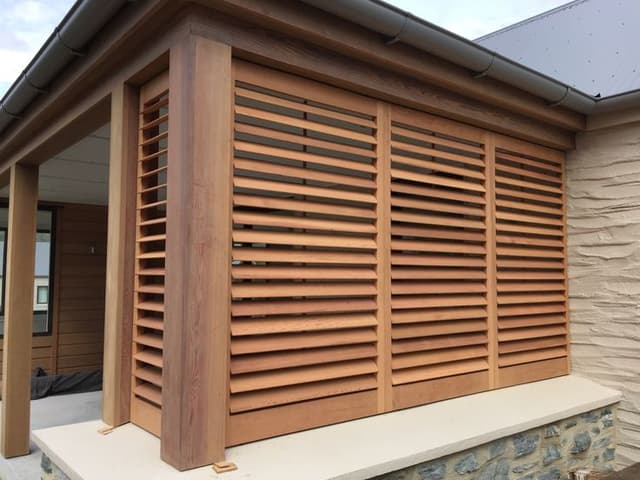 Wooden Louvers in Dubai