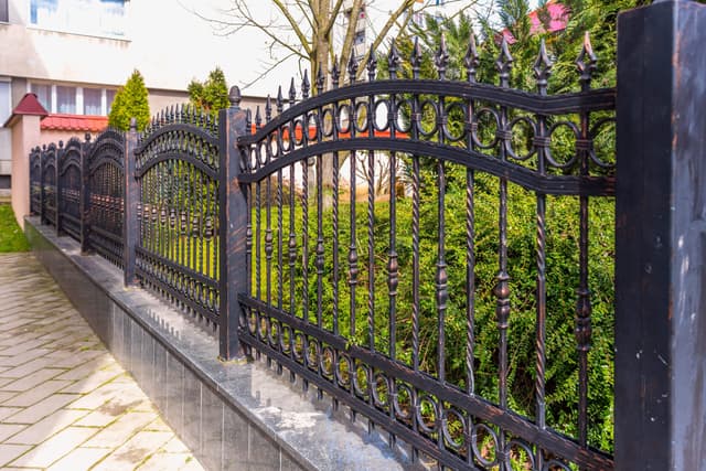 Wrought Iron Fencing Solutions in UAE