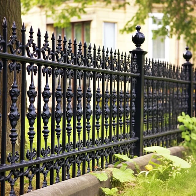 Wrought Iron Fencing Solutions in UAE